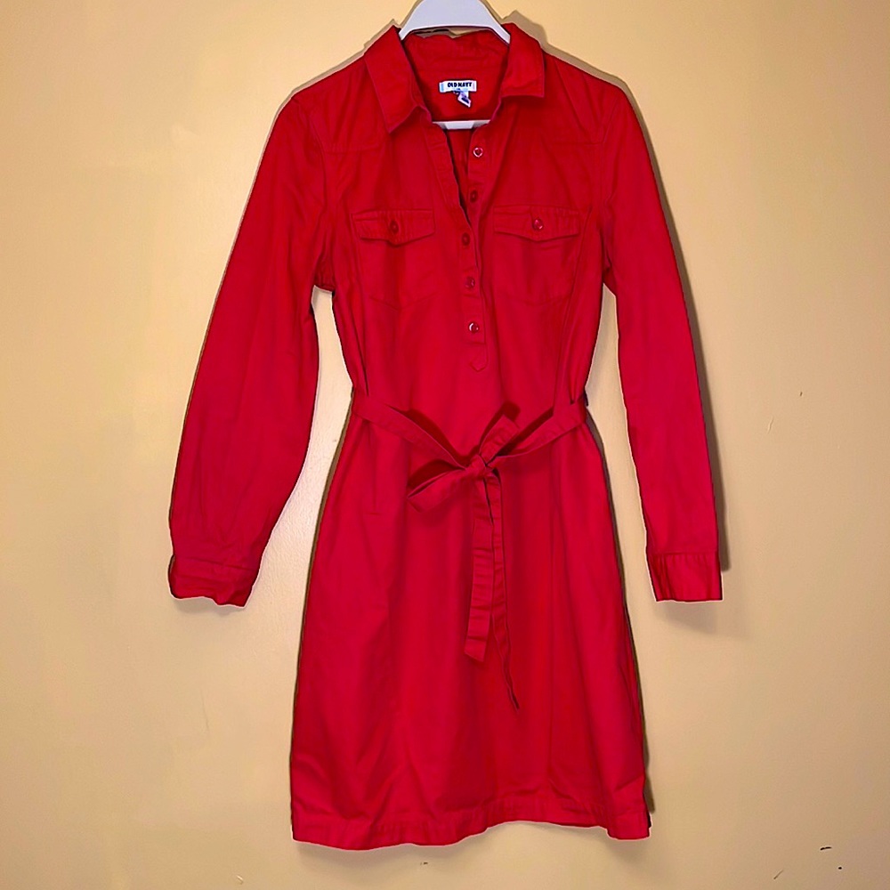 Red Old Navy dress
